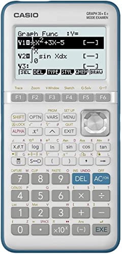 CALCUSO-Pack-conomique-Casio-Graph-35-E-II-Calculatrice-Graphique-tui-de-Protection-WYNGS-Noir-Garantie-tendue-de-CALCUSO-0-1